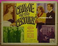 #6925 CRIME OF THE CENTURY 1/2sh '46 Bachelor 