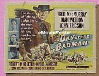 #319 DAY OF THE BAD MAN 1/2sh '58 MacMurray 