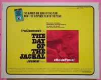 #045 DAY OF THE JACKAL 1/2sh '73 Zinnemann 
