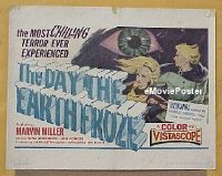 #382 DAY THE EARTH FROZE 1/2sh '63 fantasy 