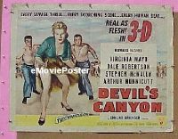 #244 DEVIL'S CANYON B-1/2sh '53 3D western 