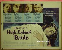 #066 DIARY OF A HIGH SCHOOL BRIDE 1/2sh '59 