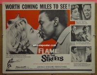 #6934 FLAME IN THE STREETS 1/2sh '61 