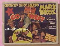 #054 GO WEST 1/2sh '40 The Marx Brothers 