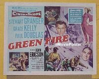 #257 GREEN FIRE 1/2sh '54 Grace Kelly 