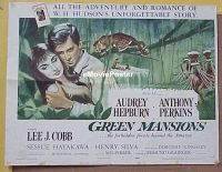 #326 GREEN MANSIONS B-1/2sh '59 A. Hepburn 