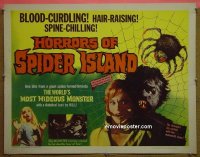 #6945 HORRORS OF SPIDER ISLAND 1/2sh65 spooky 