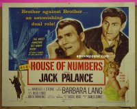 3546 HOUSE OF NUMBERS '57 Jack Palance