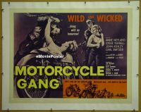 #044 MOTORCYCLE GANG linen 1/2sh '57 Neyland 