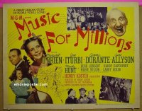3613 MUSIC FOR MILLIONS '45 O'Brien, Durante
