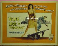 #320 NEVER LOVE A STRANGER 1/2sh '58 McQueen 
