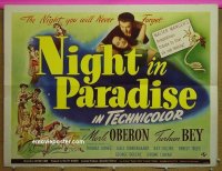 3623 NIGHT IN PARADISE '45 Oberon, Bey