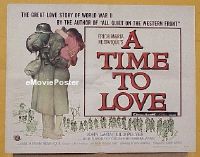 #314 TIME TO LOVE & A TIME TO DIE 1/2sh '58 