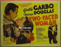 #6910 2-FACED WOMAN 1/2sh '41 Greta Garbo 