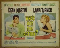 #378 WHO'S GOT THE ACTION 1/2sh '62 Turner 
