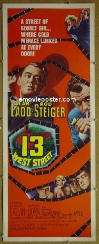 #6428 13 WEST STREET insert '62 Alan Ladd 