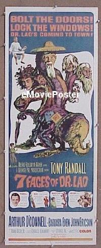 R017 7 FACES OF DR LAO insert '64 Tony Randall