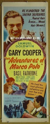 #6437 ADVENTURES OF MARCO POLO insert R54 