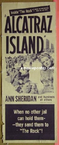 #2905 ALCATRAZ ISLAND insert R50 Ann Sheridan 