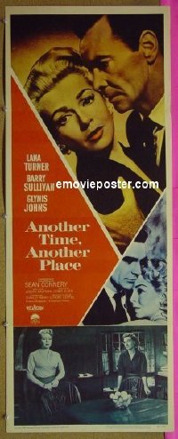 a043 ANOTHER TIME ANOTHER PLACE insert movie poster '58 Sean Connery