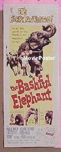 #083 BASHFUL ELEPHANT insert '62 Buddy Baer 
