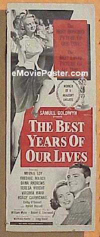 #073 THE BEST YEARS OF OUR LIVES insert R54 