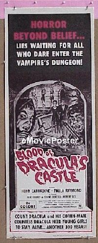 3041 BLOOD OF DRACULA'S CASTLE '69 vampire!