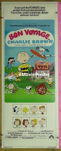 #059 BON VOYAGE CHARLIE BROWN insert '80 