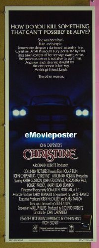 #386 CHRISTINE insert '83 Stephen King 