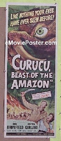 #225 CURUCU BEAST OF THE AMAZON insert '56 