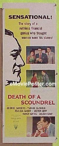 #6427 DEATH OF A SCOUNDREL insert '56 DeCarlo 