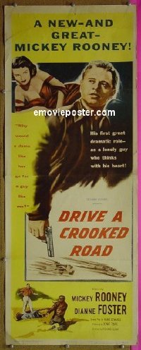 #6434 DRIVE A CROOKED ROAD insert '54 Rooney 