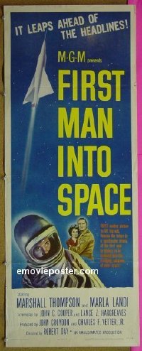 3005a 1st MAN INTO SPACE '59 Thompson