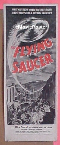 #212 FLYING SAUCER insert '50 UFO's! 