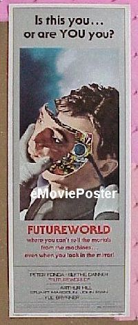 #189 FUTUREWORLD insert '76 Fonda, Brynner 