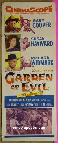 3105 GARDEN OF EVIL '54 Gary Cooper, Hayward