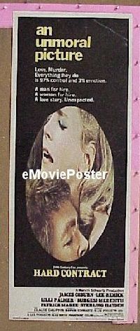 #216 HARD CONTRACT insert '69 James Coburn 