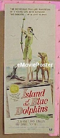 #237 ISLAND OF THE BLUE DOLPHINS insert '64 
