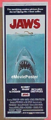 #248 JAWS insert '75 Spielberg, Scheider 
