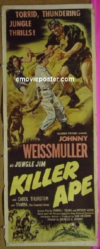 #6463 KILLER APE insert 53 Johnny Weissmuller 
