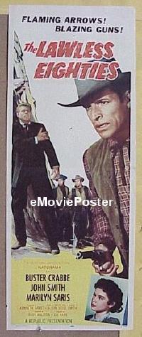 #231 LAWLESS '80s insert '57 Buster Crabbe 