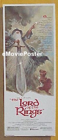 #166 LORD OF THE RINGS insert '78 JRR Tolkien 