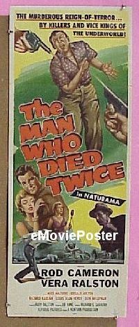 #294 MAN WHO DIED TWICE insert '58 Cameron 