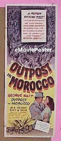 #341 OUTPOST IN MOROCCO insert '49 Raft 
