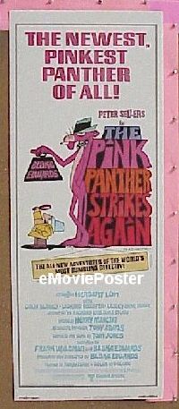 #354 PINK PANTHER STRIKES AGAIN insert '76 