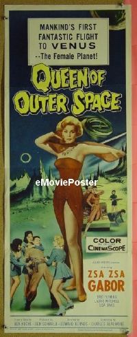 #565 QUEEN OF OUTER SPACE insert '58 Gabor 