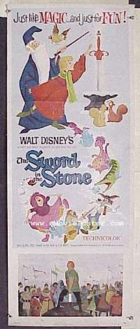 #445 SWORD IN THE STONE insert '64 Disney 