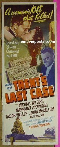 3299 TRENT'S LAST CASE '53 Orson Welles