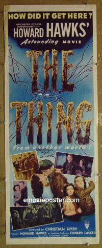#7162 THING signed insert '51 Kenneth Tobey 