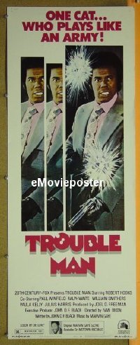 #572 TROUBLE MAN insert '72 one man army! 